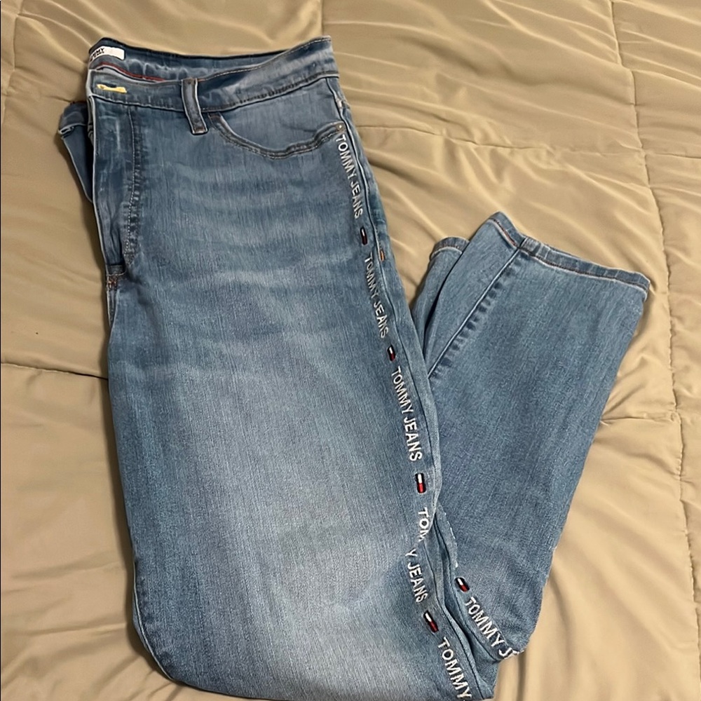 Tommy Jeans Light Blue Denim Pants
